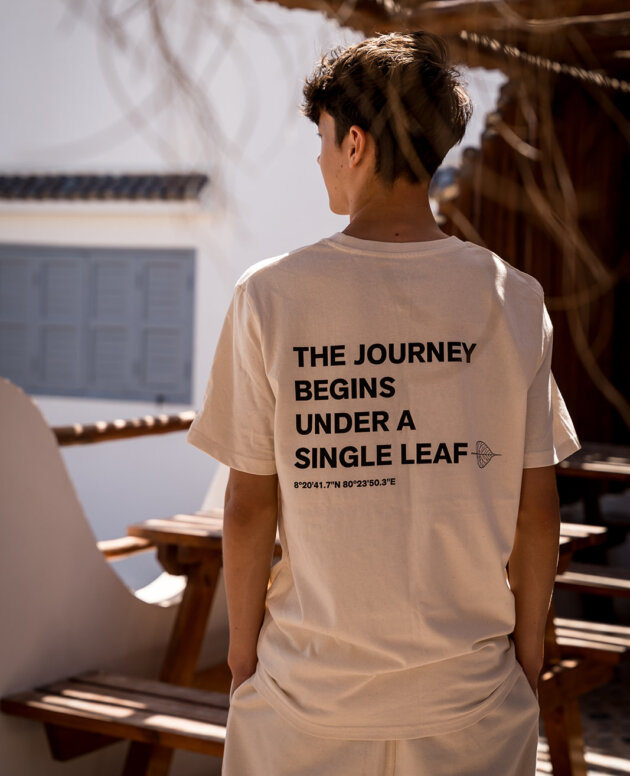 Morning wearing Freybuiter Journey T-shirt